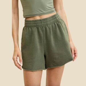 Aerie On My Way High-Waisted Shorts - Size XS, Green